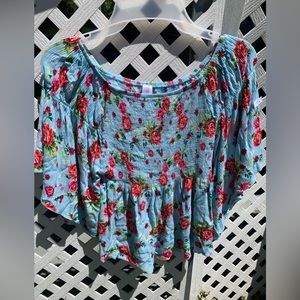 Off the shoulder blouse